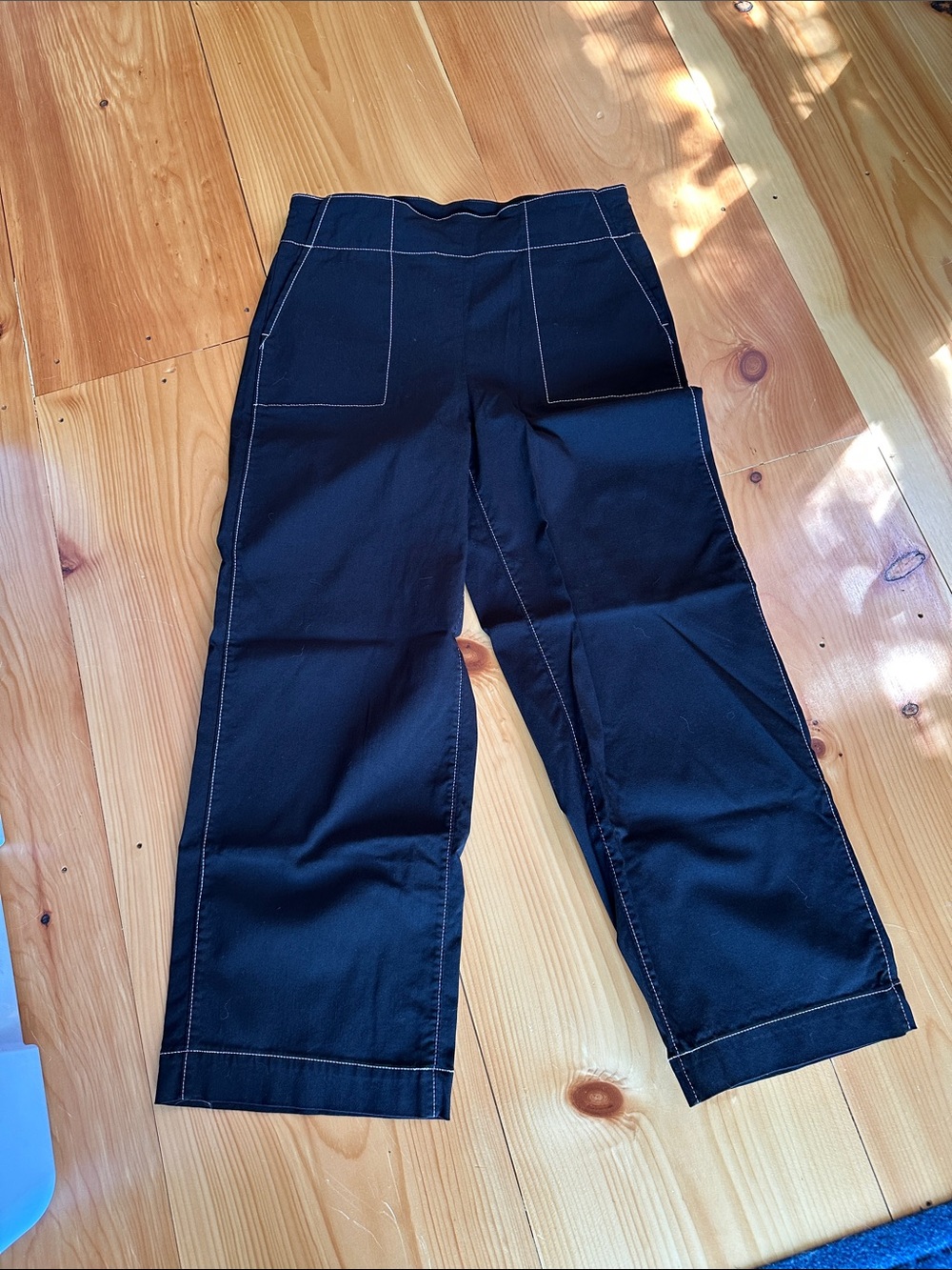 Chico's Black Stretch Pants with Elastic Waist